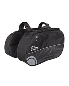 Prima Traveler Saddle Bag (Black, 26L); Universal