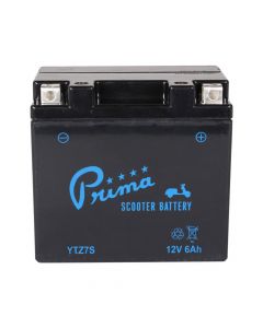 Prima Battery (12V YTZ7-BS); Honda Ruckus, Metropolitan