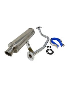 MYK GY6 50cc to 100cc stainless steel performance exhaust.