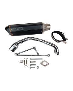 Exhaust High Performance PITMOTO for GY6 150cc Long Case Engine