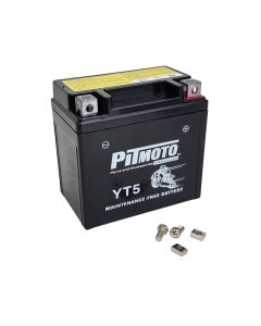 Battery - YTX5L-BS (12 volt, 5 amp), Sealed AGM